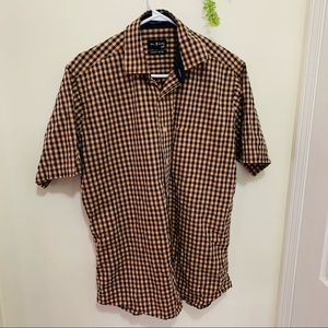 Bill & Blass Cotton Check Plain Outdoor Shirt